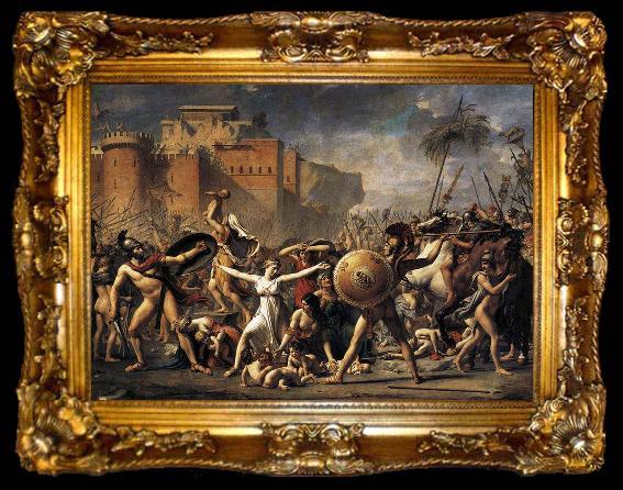 framed  Jacques-Louis David The Intervention of the Sabine Women, ta009-2